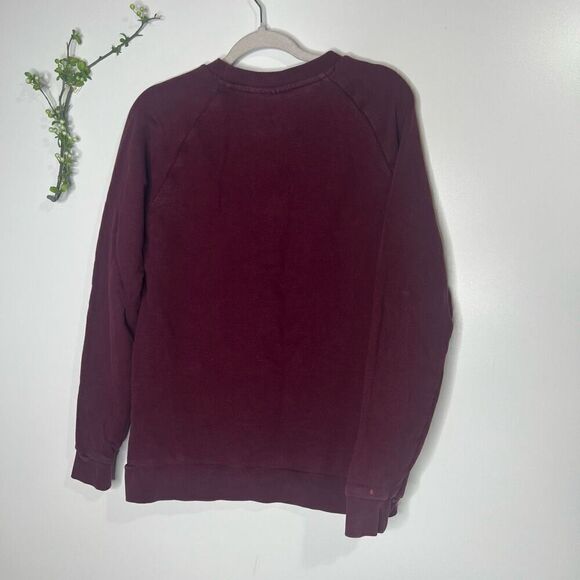 Adidas Burgundy Tunic Length Pullover Sweatshirt - Picture 9 of 9